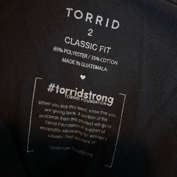 Torrid Black Graphic T-Shirt - Picture 4 of 4